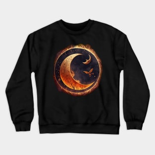 Fire Moon - Alchemic Talisman Crewneck Sweatshirt